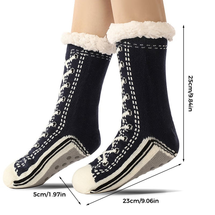 BowLift | Ultra-thick Cashmere Slipper Home Socks