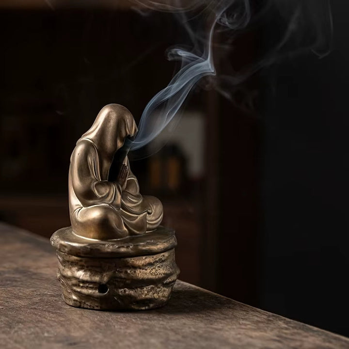 BowLift | Silent Monk Backflow Ceramic Incense Burner
