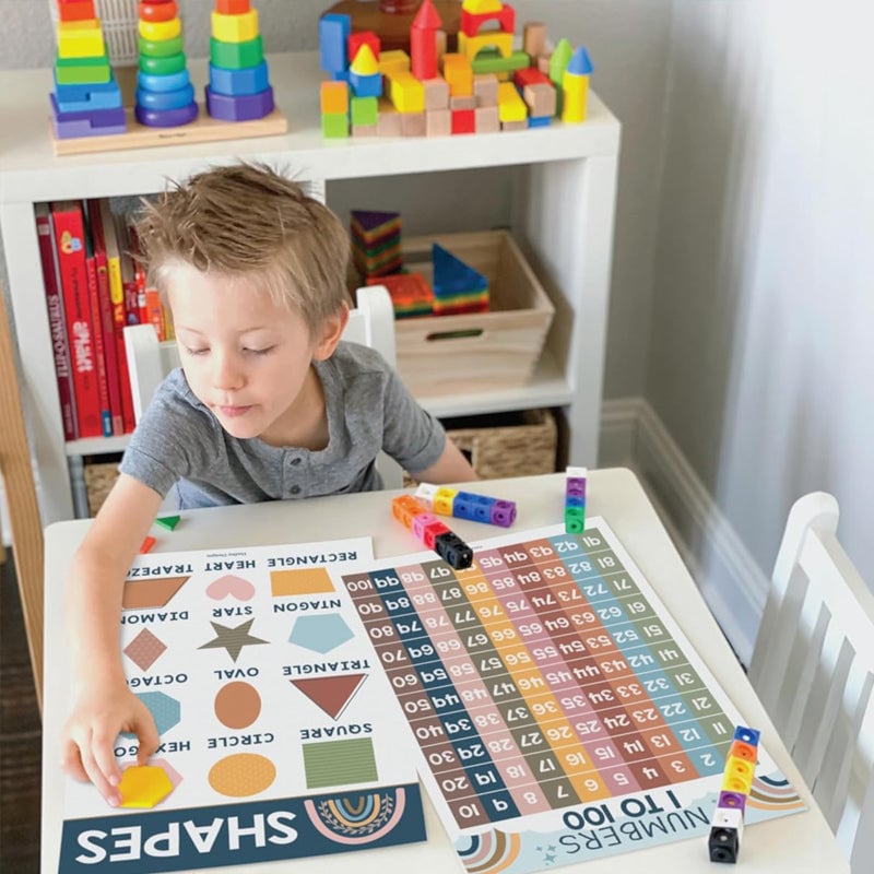 BowLift | 📚Boho PreK Educational Posters 16 pcs