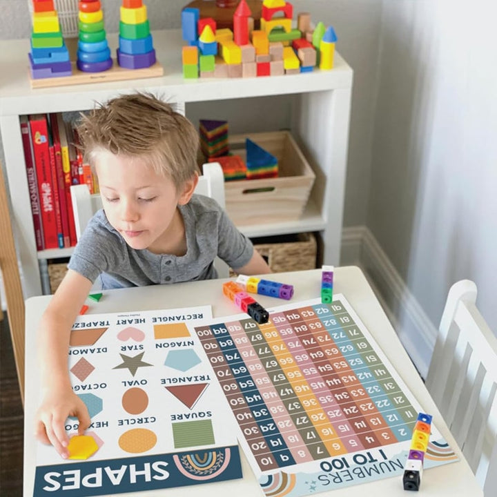 BowLift | 📚Boho PreK Educational Posters 16 pcs
