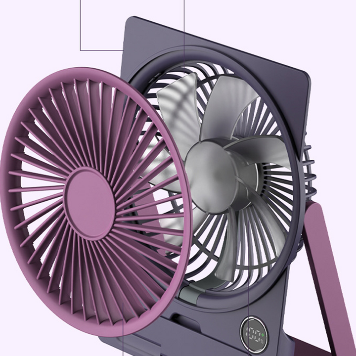 USB portable fan with battery – Quiet and rechargeable | Bowlift