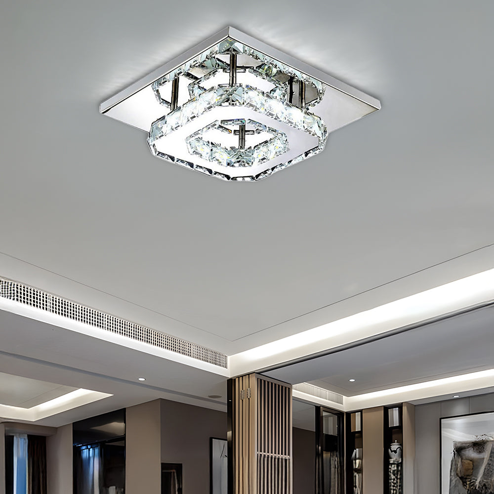 BowLift | Ceiling Light Crystal LED Modern Flush Fixture