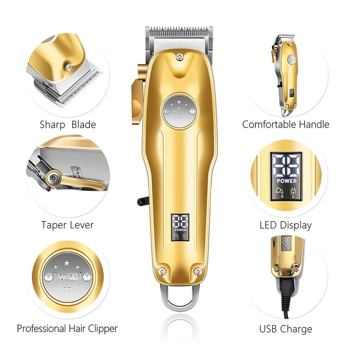 BowLift | Cordless hair trimmer with LED status display for precise styling