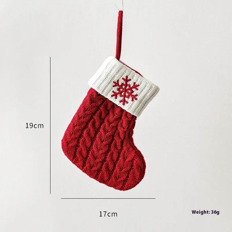 BowLift | Christmas Decoration Knitted Christmas Stockings Scene Layout