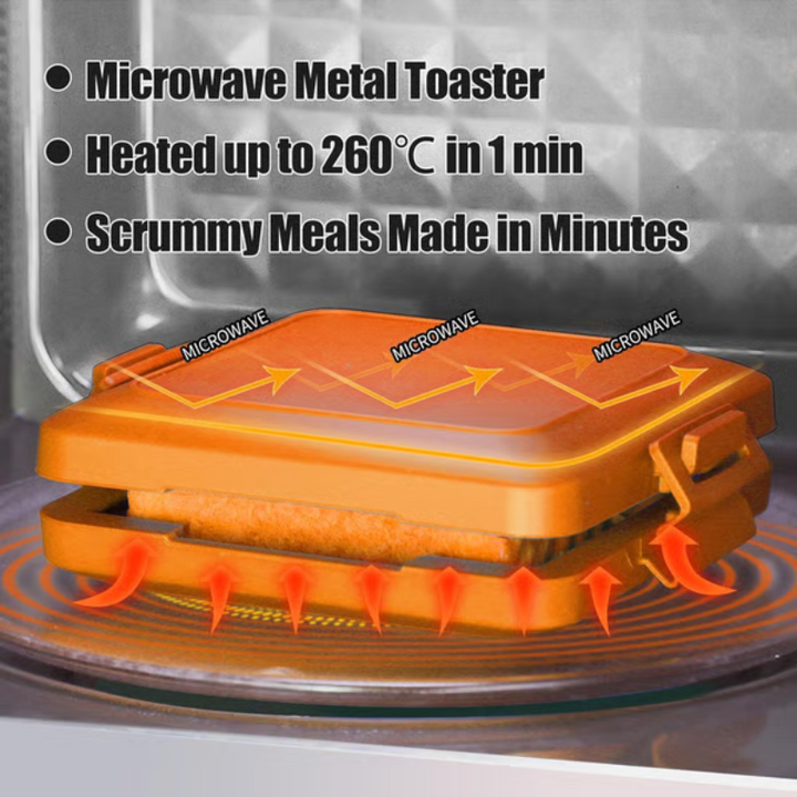 CrunchChef — Give any microwave the crispy grilling feel for irresistible snacks in minutes! | Bowlift