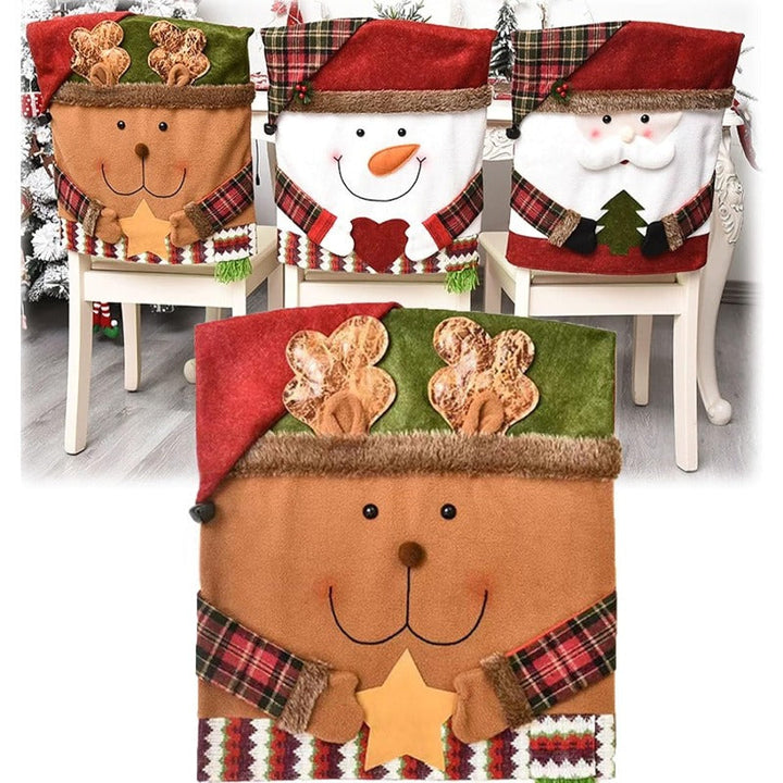 BowLift | CheerCover Christmas Chair Covers with Santa Claus