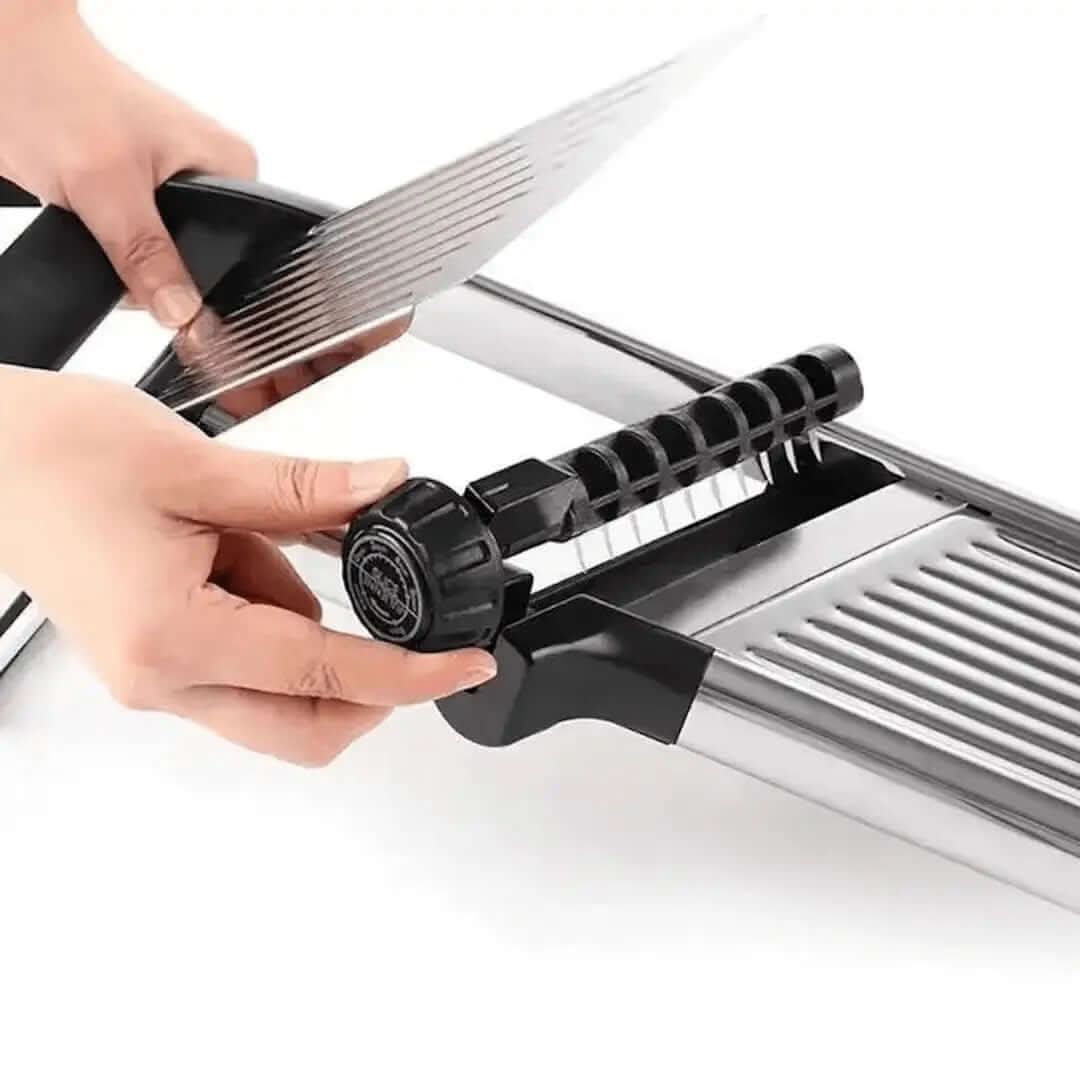 BowLift | Stainless Steel Mandoline Slicer – Adjustable Thickness Cutter