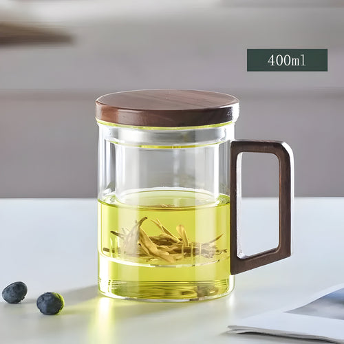 ArtisanBrew Cup – Heat-resistant glass tea cup | Bowlift