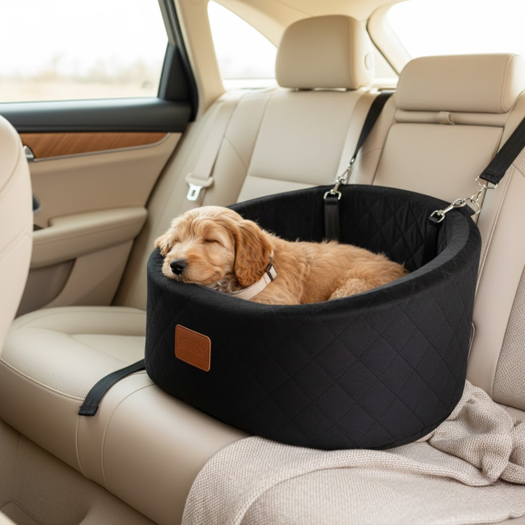 SecurePaw — Finally relaxed on the road: Secure grip for carefree dog travels | Bowlift