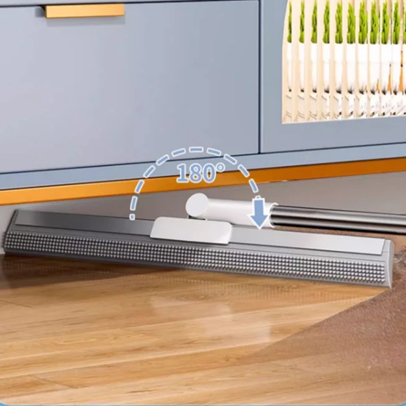 Floor wiper with rubber lip & TPE bristles | Bowlift