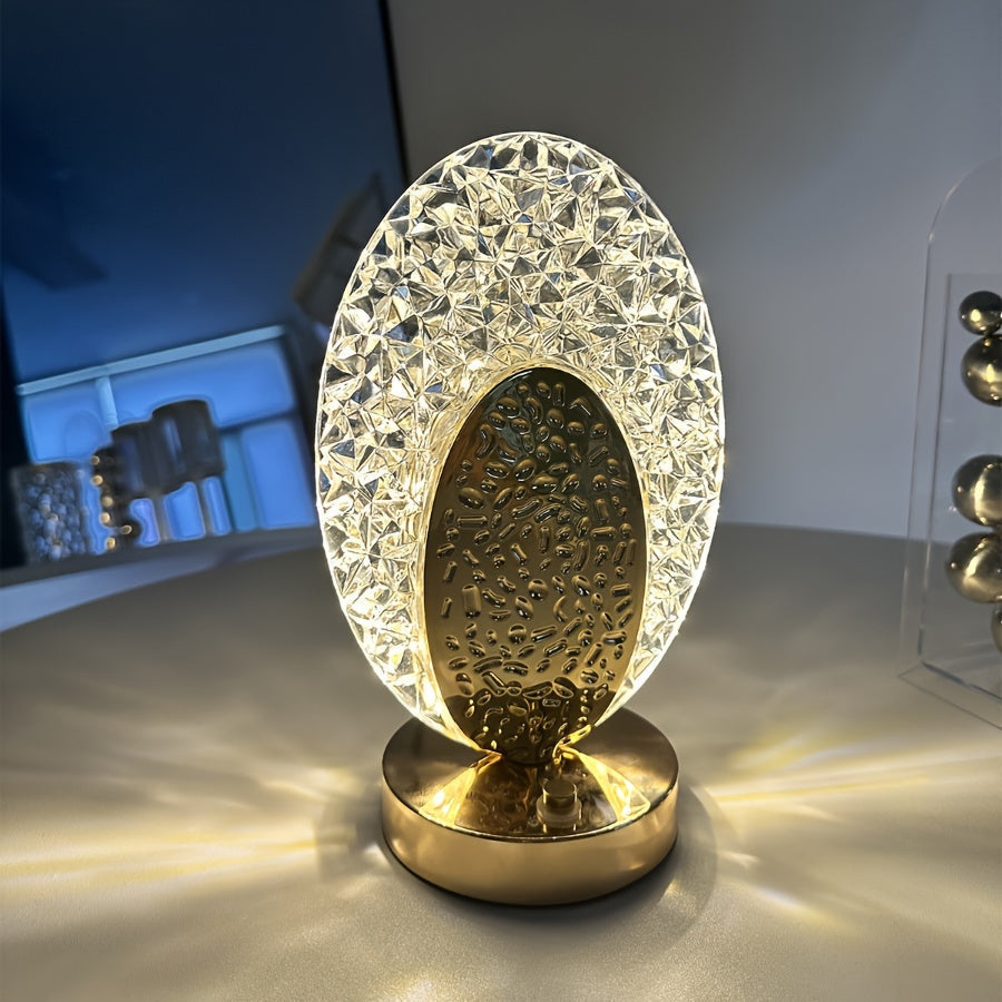 FeatherLamp - USB Touch Table Lamp with Unique Feather Design Bowlift