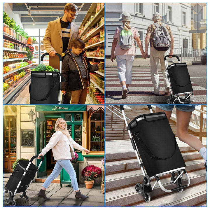Shopping trolley shopping roller foldable 40L | Bowlift