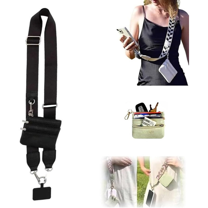 BowLift | Stylish Crossbody Phone Lanyard with Detachable Mini Wallet