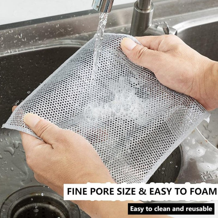 BowLift | Multipurpose Wire Dishwashing Rags for Wet and Dry