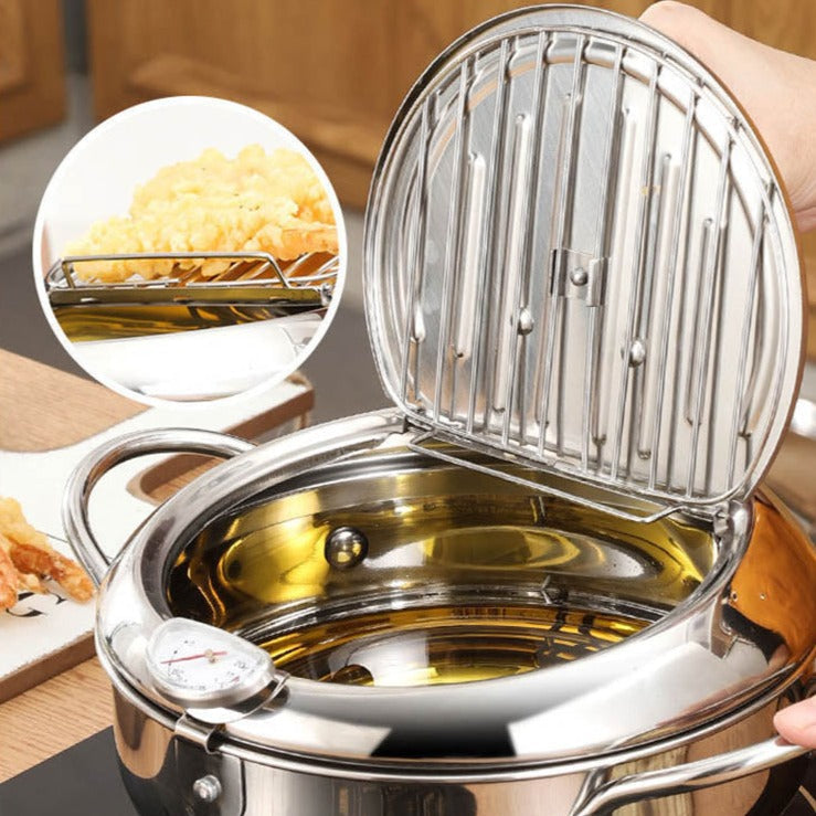 BowLift | Japanese Style Deep Frying Pot