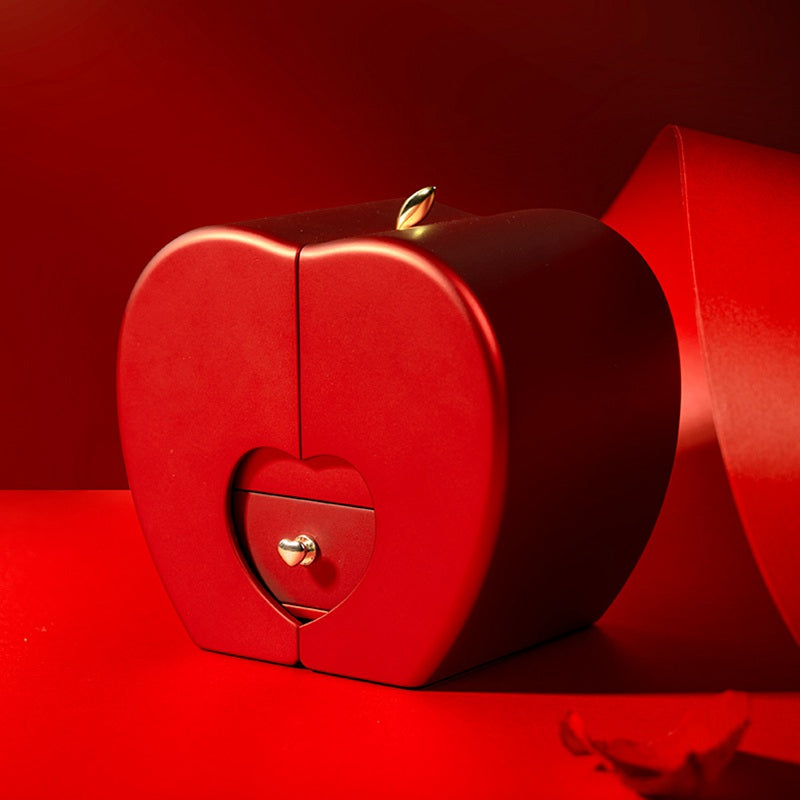 BowLift | Rose Apple Jewelry Box™ | With Eternal Rose Necklace.
