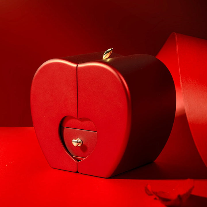 BowLift | Rose Apple Jewelry Box™ | With Eternal Rose Necklace.