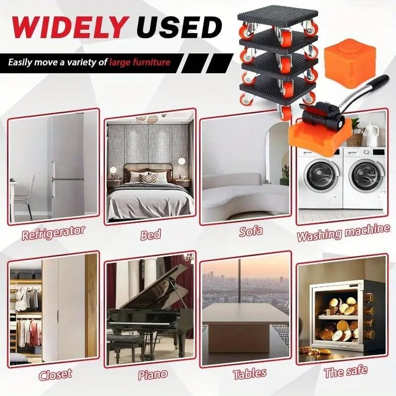 GlideMate — Heavy furniture moving made easy – Back-friendly, scratch-free and stress-free! | Bowlift