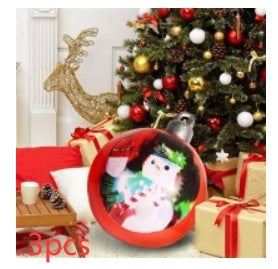 BowLift | Inflatable Christmas Ball Outdoor Decoration 60cm – Weather Resistant PVC Christmas Decoration