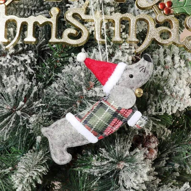 BowLift | Christmas Decorations Dressing Sausage Dog Small Pendant