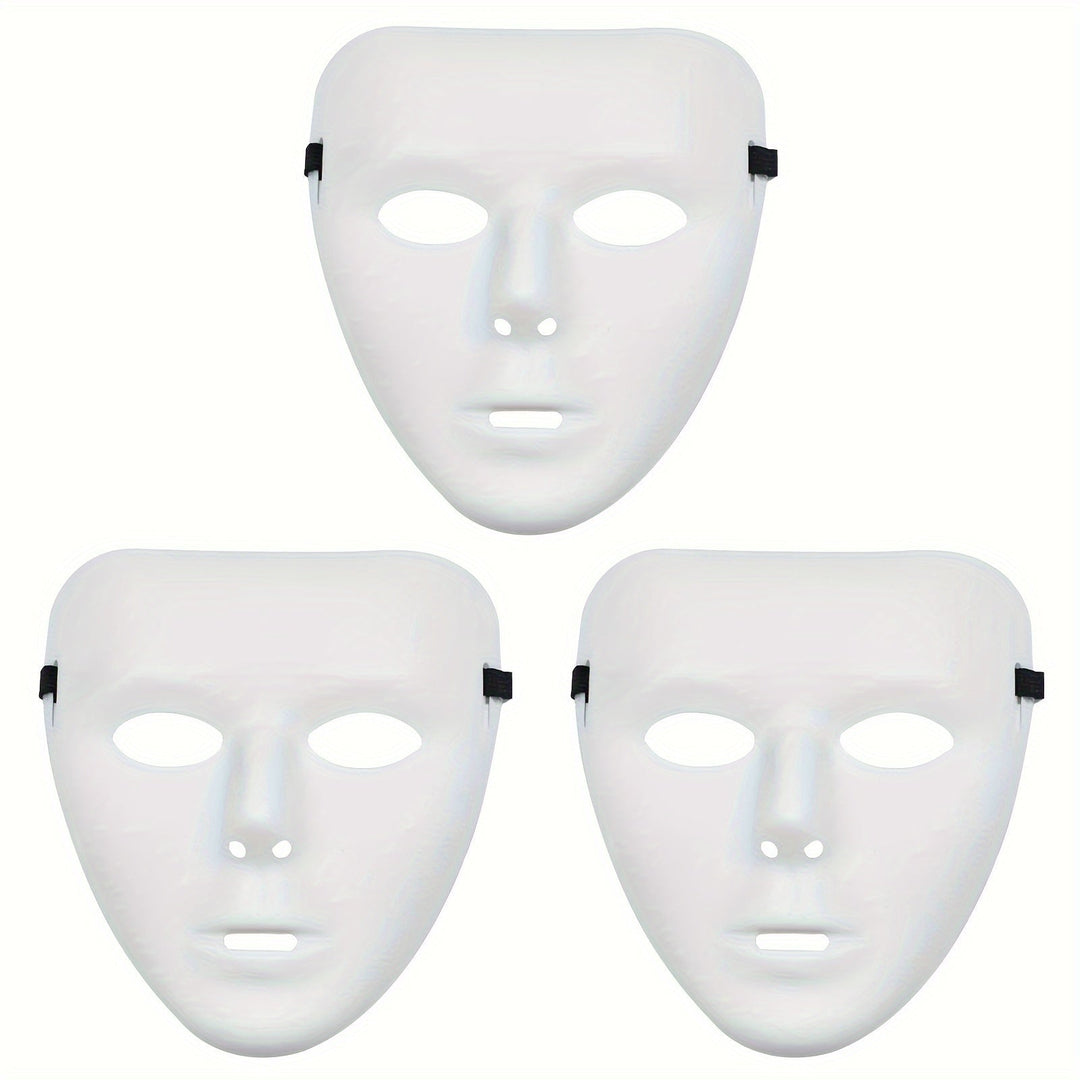 BowLift | Men's Full Face Plastic Halloween Mask | Anonymous Cosplay