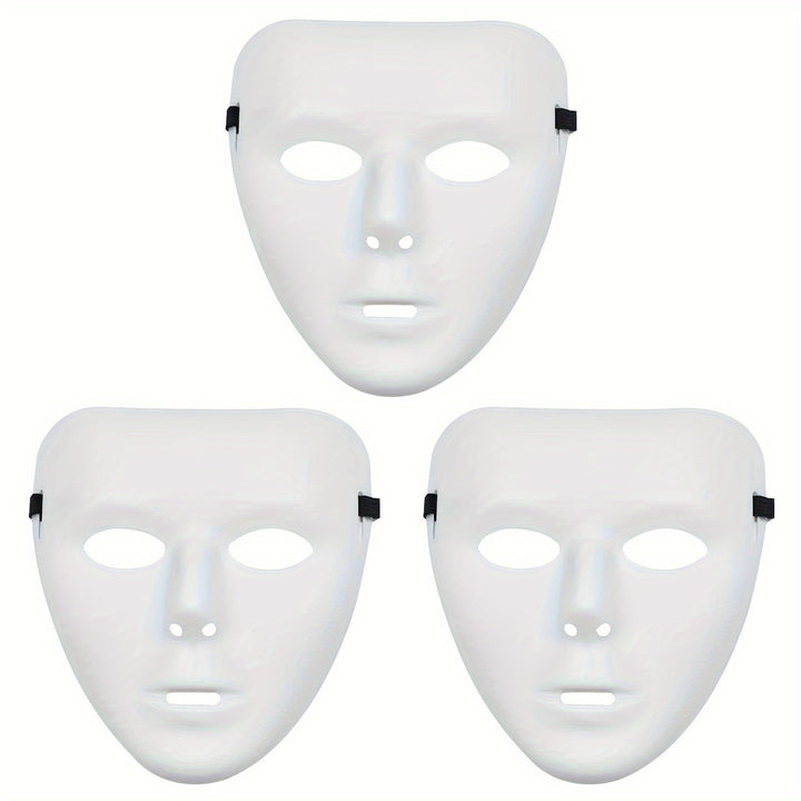 BowLift | Men's Full Face Plastic Halloween Mask | Anonymous Cosplay