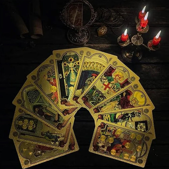 BowLift | Explore the Mystical World of Tarot Gold Foil Tarot