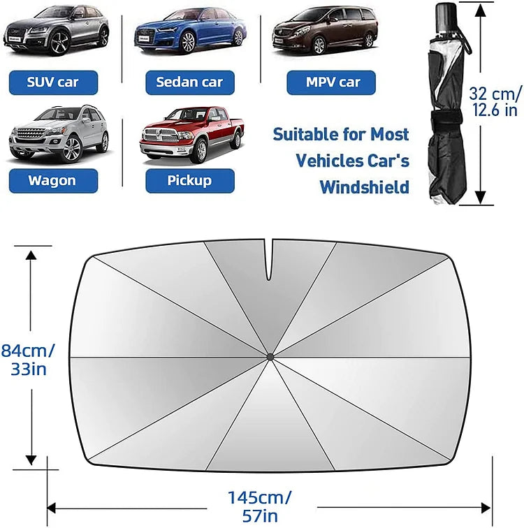 BowLift | HeatShield - Car Windshield Sunshade
