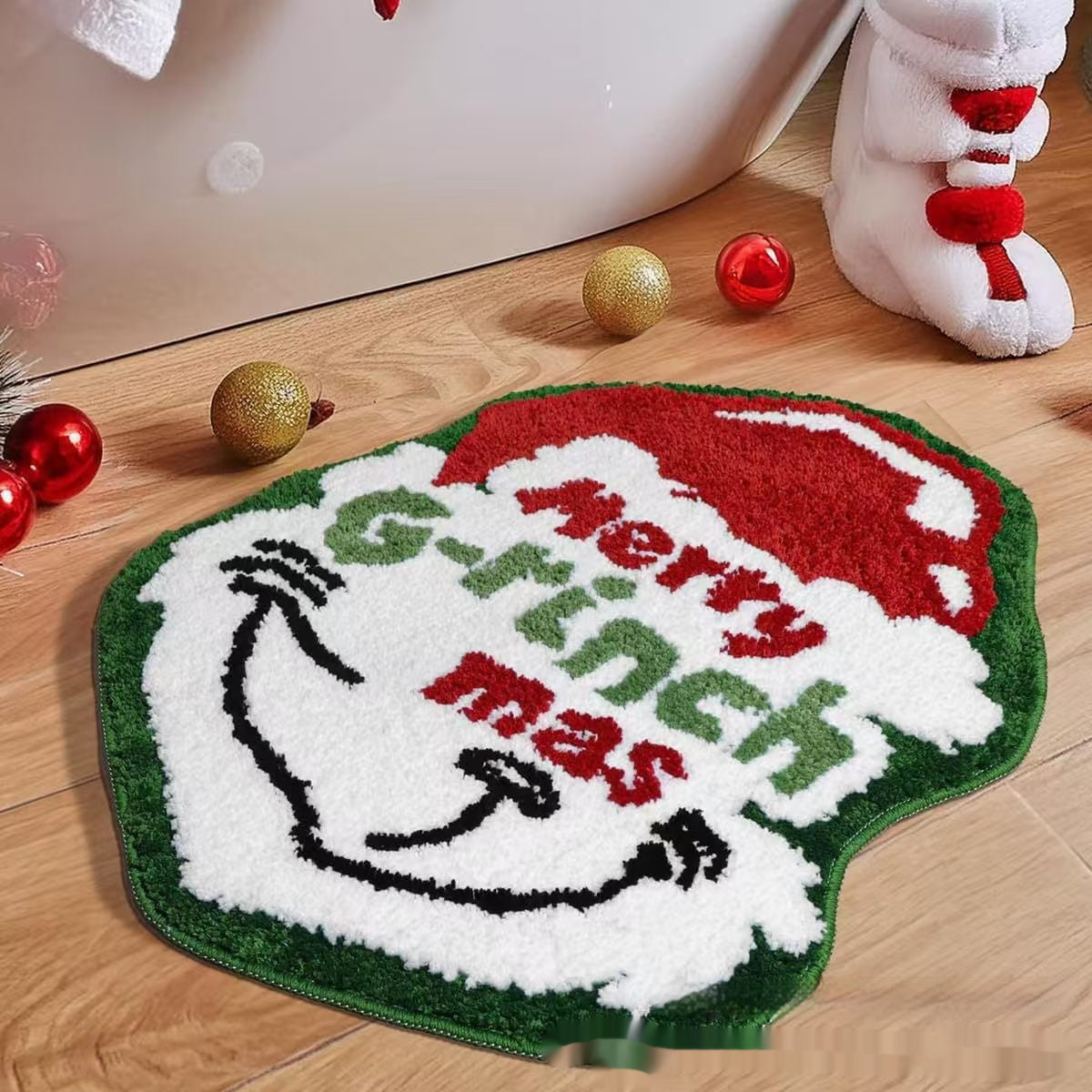 BowLift | Christmas Rug - Cashmere Irregular Shape Hallway Mat