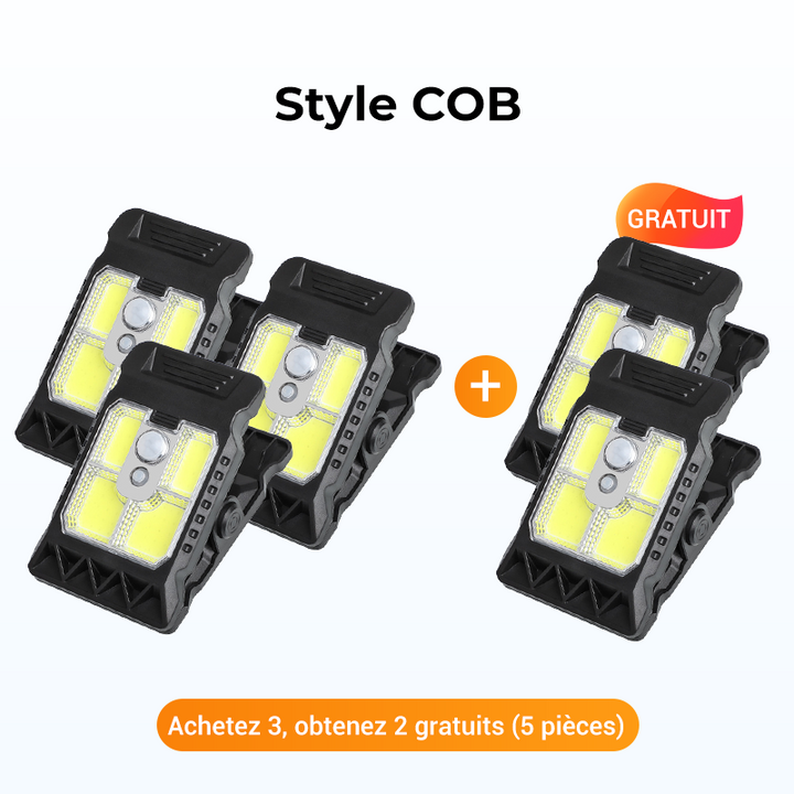 BowLift | PowerBeam Solar-Clamps-Boost — Turn dark corners into a cozy oasis full of light and protection!