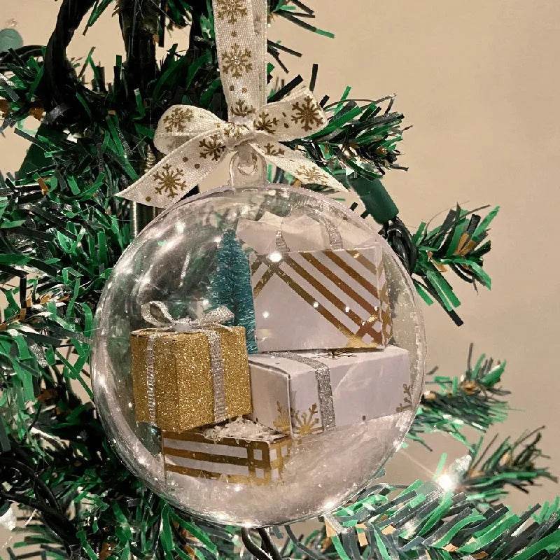 BowLift | Christmas Tree Decoration Transparent Ball Hanging Decoration Scene Layout Hanging Decoration