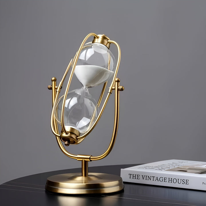 Classic hourglass to turn – Decorative and Relaxing | Stylish taBowlifte decoration with flowing sand | Bowlift