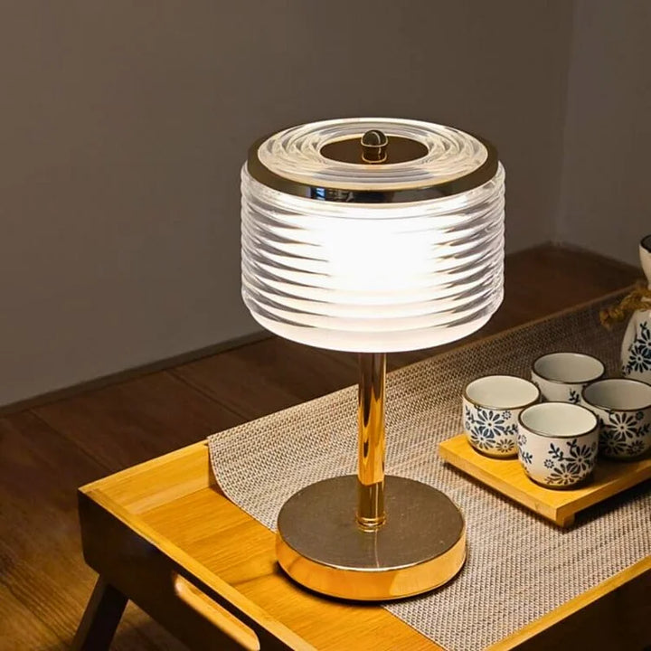 BowLift | Wireless rechargeable LumiNook table lamp - Create ambiance and style with this luxurious table lamp