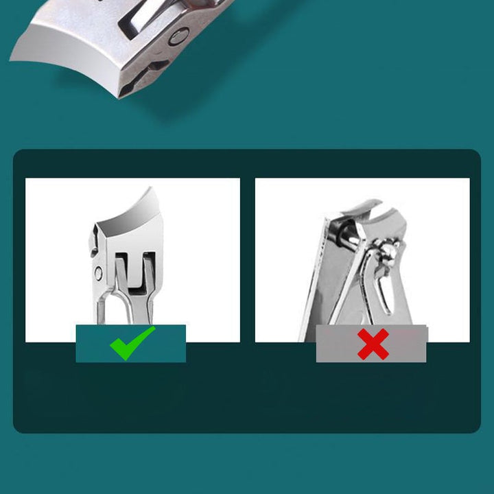 BowLift | Wide Jaw Opening Anti-Splash Slanted Nail Clipper