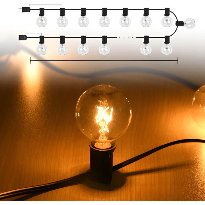 FairyFlicker String Lights - Luxurious Patio Lighting with Waterproof Protection | Bowlift