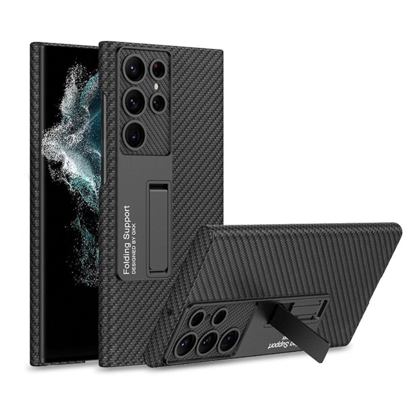 BowLift | Luxurious, ultra-thin leather phone case, shockproof, for Samsung Galaxy 23