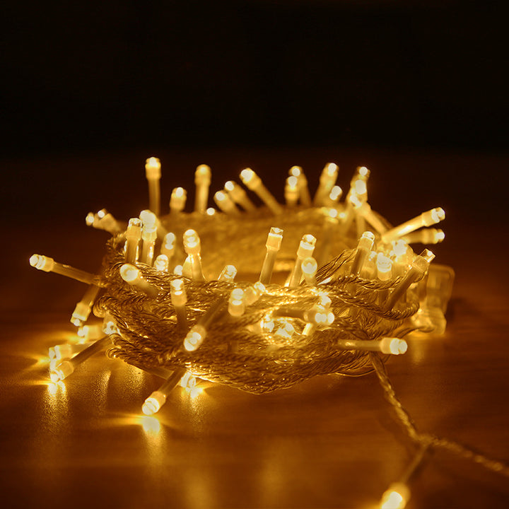 LED string lights with stars