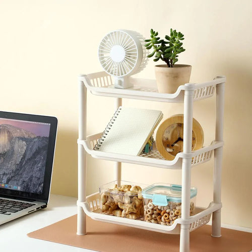 Three Layer Shelf For Counter-Top Bowlift