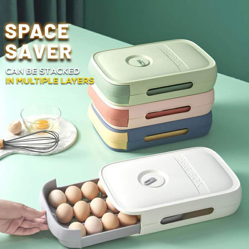 Refrigerator Rolling Egg Storage Box Bowlift