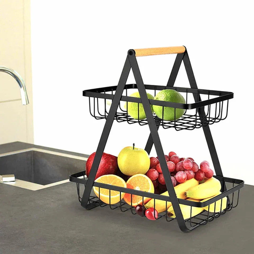 2-TIER METAL FRUIT BASKET Bowlift