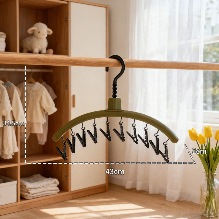 Cartoon Clothes Dryer Cake with Clips