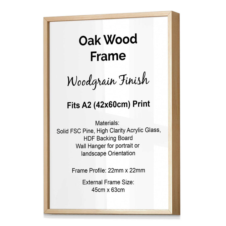 Artze Essentials Single Wood Frame Size A2 | Bowlift
