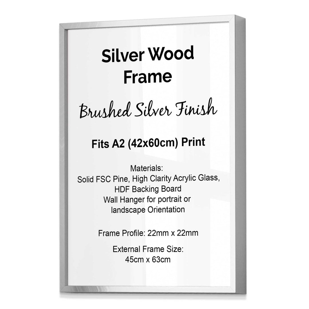 Artze Essentials Single Wood Frame Size A2 | Bowlift