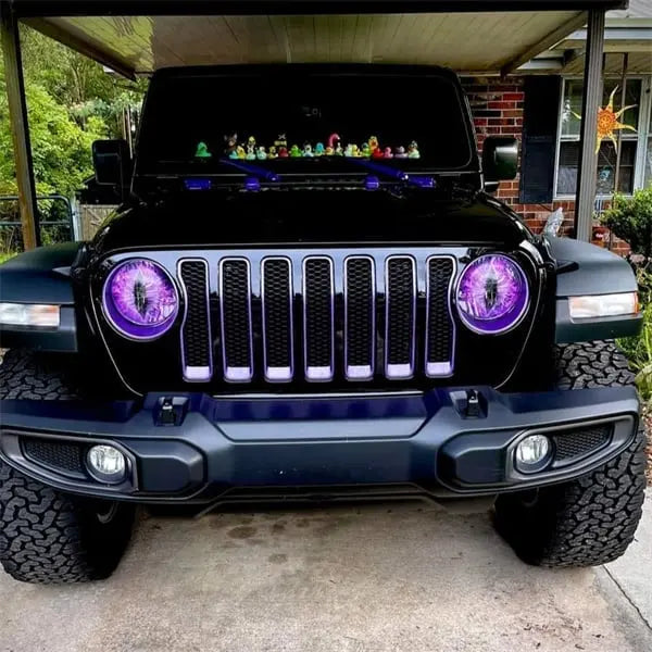 BowLift | 1 Pair of Headlight Stickers – Eye-catching Design with Personality