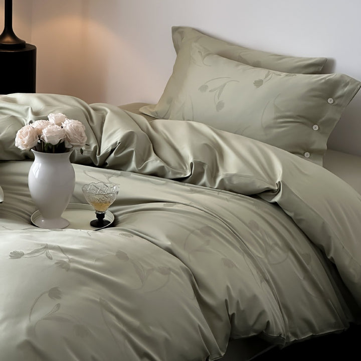 Langstapel-cotton bedding set, 4-piece, 100S