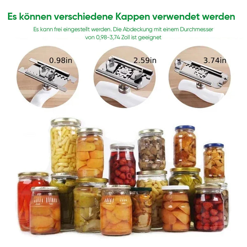 Size-adjustable can opener made of stainless steel | Bowlift