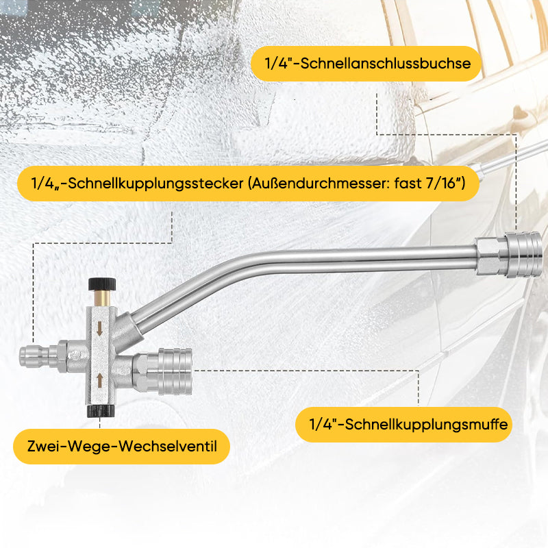 Car wash facility water gun adapter | Bowlift
