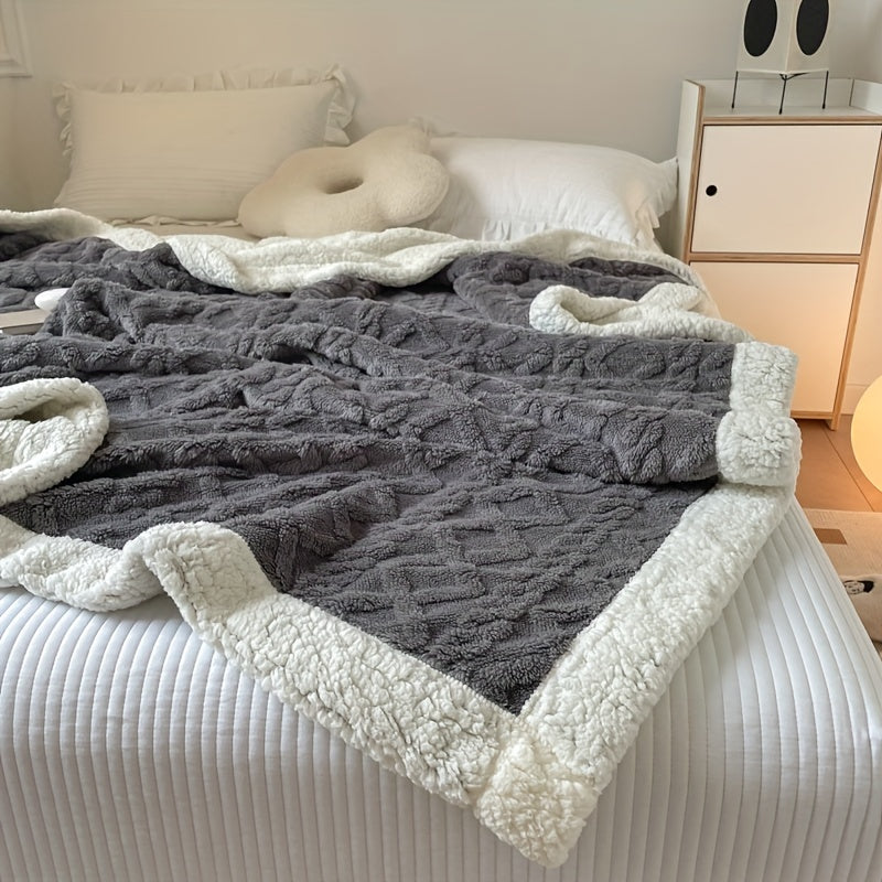 BowLift | CozyNest - Reversible Fleece Blanket for Fall and Winter
