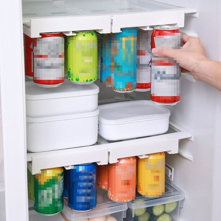 BowLift | Refrigerator Beverage Organizer Slide Rack