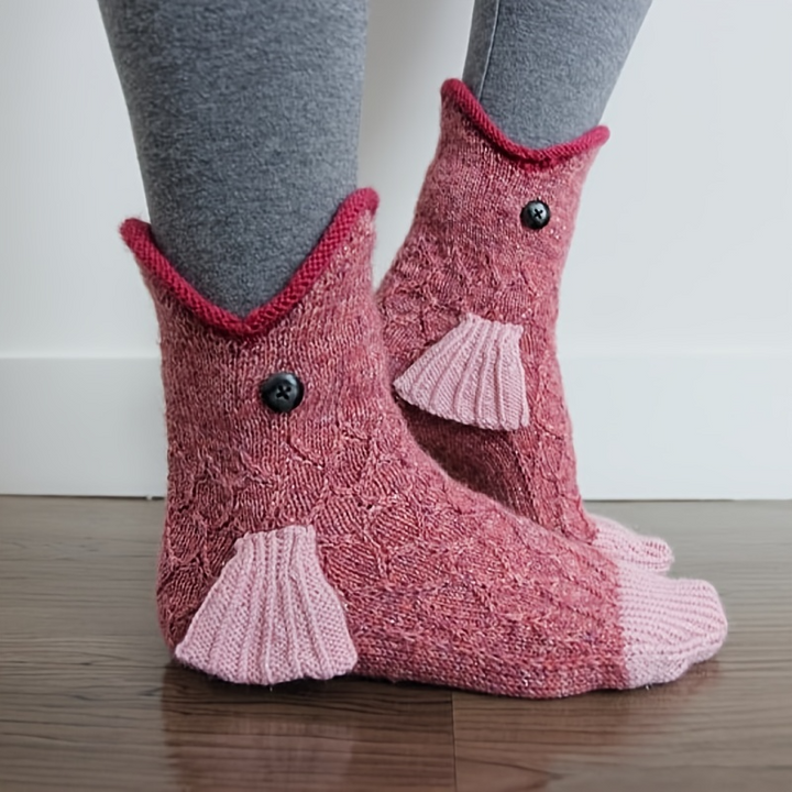 Animal-Shaped Soft Knit Socks Bowlift